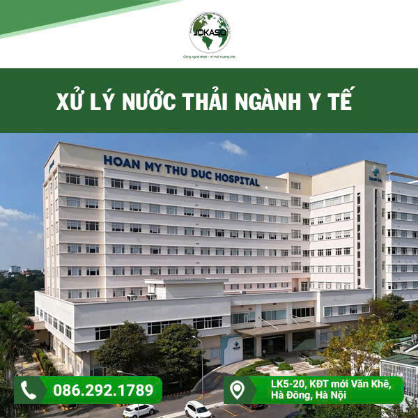 ảnh Xử lý nước thải ngành Y